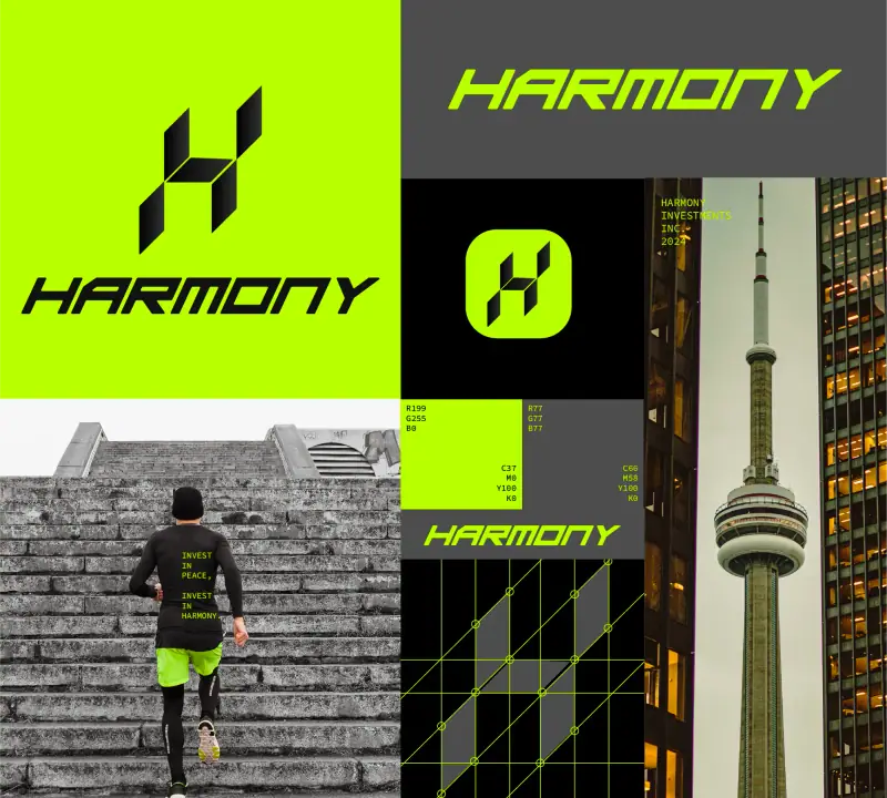 Harmony Investments brand work